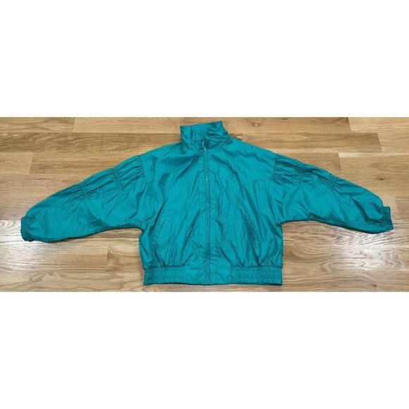 Vintage River Edge RE Sport Women’s XL Jacket Windbreaker Aqua Blue Green - Picture 1 of 5